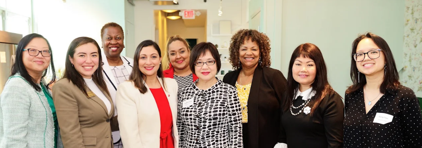 women developing leadership skills program