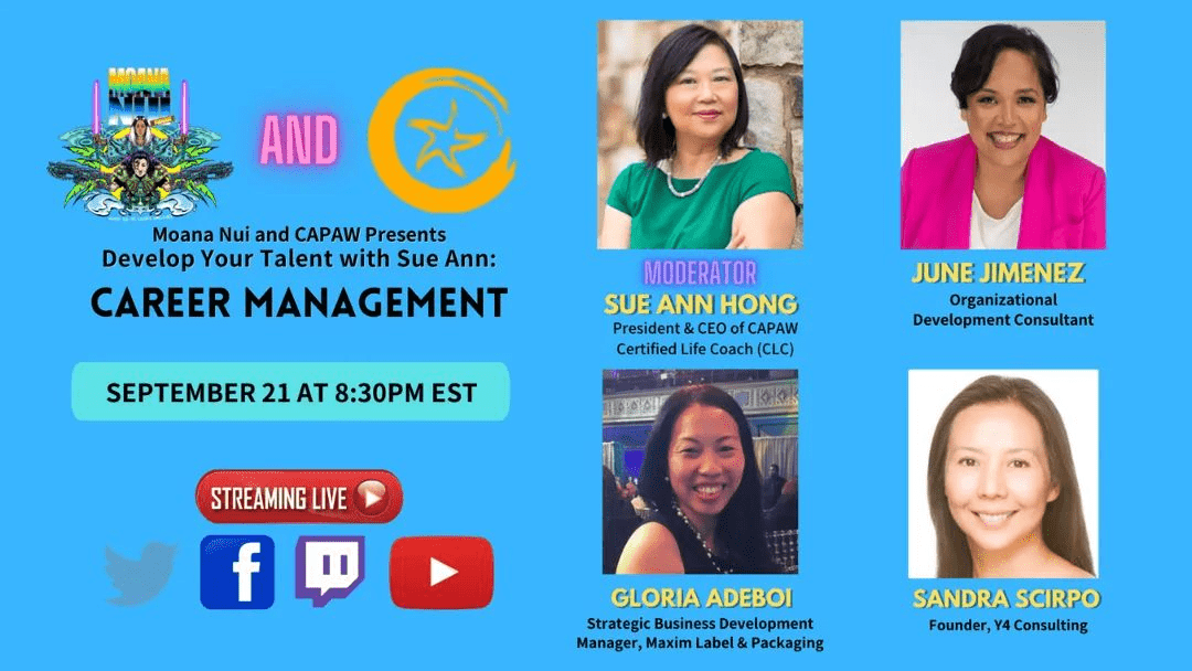 Develop Your Talent with Sue Ann Hong-Whitaker: Career Management