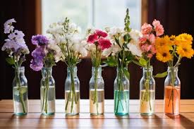 Transforming Old Glass Bottles into Beautiful Vases