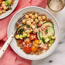 Quinoa and Chickpea Power Bowl