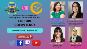 Develop Your Talent with Sue Ann Thursdays: Culture Competency